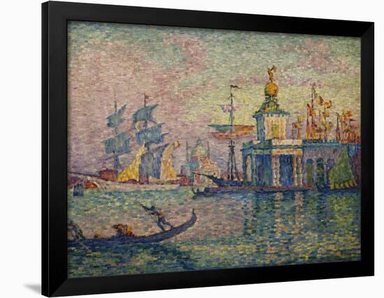 Venice- the Customs House; Venise- La Douane de Mer, 1908-Paul Signac-Framed Giclee Print