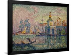 Venice- the Customs House; Venise- La Douane de Mer, 1908-Paul Signac-Framed Giclee Print