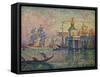 Venice- the Customs House; Venise- La Douane de Mer, 1908-Paul Signac-Framed Stretched Canvas