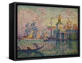 Venice- the Customs House; Venise- La Douane de Mer, 1908-Paul Signac-Framed Stretched Canvas