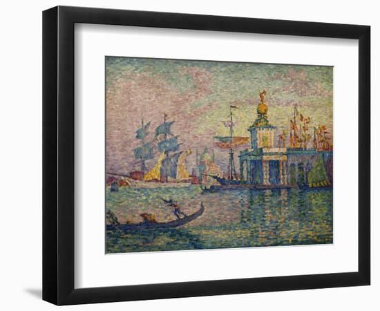 Venice- the Customs House; Venise- La Douane de Mer, 1908-Paul Signac-Framed Premium Giclee Print