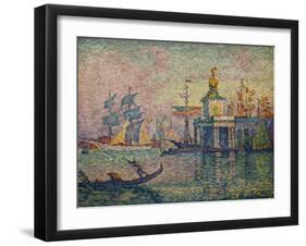 Venice- the Customs House; Venise- La Douane de Mer, 1908-Paul Signac-Framed Giclee Print