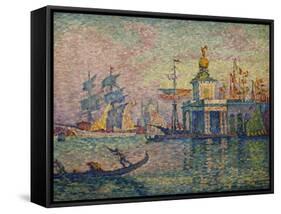 Venice- the Customs House; Venise- La Douane de Mer, 1908-Paul Signac-Framed Stretched Canvas