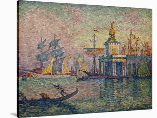 Venice- the Customs House; Venise- La Douane de Mer, 1908-Paul Signac-Stretched Canvas