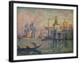 Venice- the Customs House; Venise- La Douane de Mer, 1908-Paul Signac-Framed Giclee Print