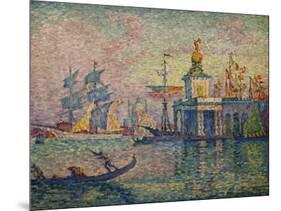 Venice- the Customs House; Venise- La Douane de Mer, 1908-Paul Signac-Mounted Giclee Print