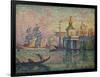 Venice- the Customs House; Venise- La Douane de Mer, 1908-Paul Signac-Framed Giclee Print