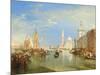 Venice, The Dogana and San Giorgio Maggiore, 1834-J.M.W. Turner-Mounted Premium Giclee Print