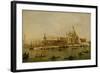 Venice: The Dogana and Santa Maria della Salute-Francesco Guardi-Framed Giclee Print