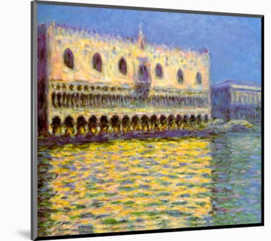 Venice, the Doge Palace-Claude Monet-Mounted Giclee Print