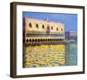 Venice, the Doge Palace-Claude Monet-Framed Giclee Print