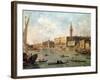 Venice: the Doge's Palace and the Molo from the Basin of San Marco, circa 1770-Francesco Guardi-Framed Giclee Print