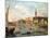 Venice: the Doge's Palace and the Molo from the Basin of San Marco, circa 1770-Francesco Guardi-Mounted Giclee Print