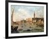 Venice: the Doge's Palace and the Molo from the Basin of San Marco, circa 1770-Francesco Guardi-Framed Giclee Print