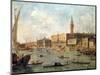 Venice: the Doge's Palace and the Molo from the Basin of San Marco, circa 1770-Francesco Guardi-Mounted Premium Giclee Print