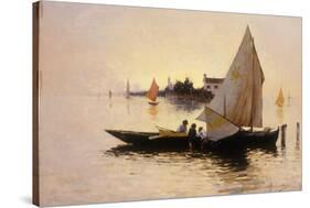 Venice - The End of the Day-Santoro Rubens-Stretched Canvas