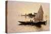 Venice - The End of the Day-Santoro Rubens-Stretched Canvas