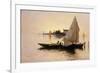 Venice - The End of the Day-Santoro Rubens-Framed Giclee Print