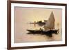 Venice - The End of the Day-Santoro Rubens-Framed Giclee Print