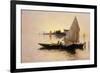 Venice - The End of the Day-Santoro Rubens-Framed Giclee Print