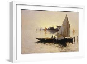 Venice, the End of the Day-Rubens Santoro-Framed Giclee Print