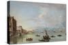 Venice: the Fondamenta Nuove with the Lagoon and the Island of San Michele, C.1758-Francesco Guardi-Stretched Canvas