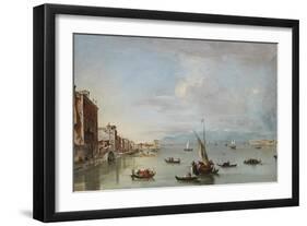 Venice: the Fondamenta Nuove with the Lagoon and the Island of San Michele, C.1758-Francesco Guardi-Framed Giclee Print