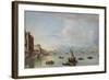 Venice: the Fondamenta Nuove with the Lagoon and the Island of San Michele, C.1758-Francesco Guardi-Framed Giclee Print