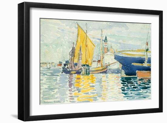 Venice-The Giudecca, 1903-Henri-Edmond Cross-Framed Giclee Print