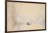 Venice: the Grand Canal, 1840 (Watercolour over Graphite with Bodycolour and Pen and Red Ink)-J. M. W. Turner-Framed Giclee Print