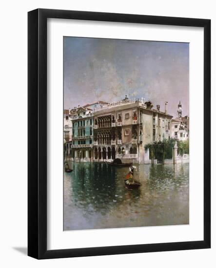 Venice, the Grand Canal, 1890-Robert Blum-Framed Giclee Print