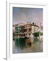 Venice, The Grand Canal. 1890-Robert Frederick Blum-Framed Giclee Print