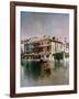 Venice, The Grand Canal. 1890-Robert Frederick Blum-Framed Giclee Print