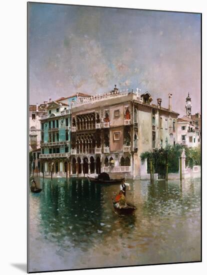Venice, The Grand Canal. 1890-Robert Frederick Blum-Mounted Giclee Print
