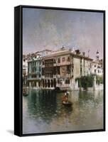 Venice, the Grand Canal, 1890-Robert Blum-Framed Stretched Canvas