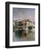 Venice, the Grand Canal, 1890-Robert Blum-Framed Giclee Print