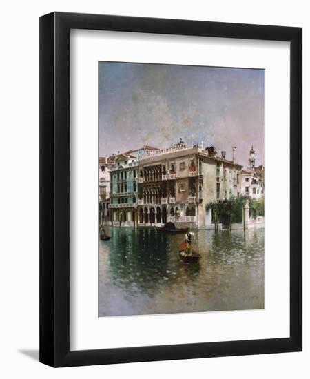 Venice, the Grand Canal, 1890-Robert Blum-Framed Giclee Print