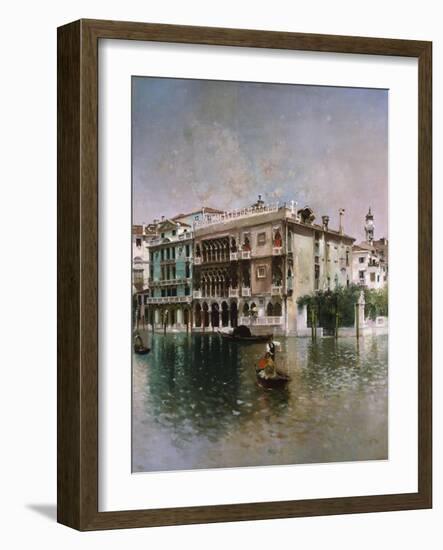 Venice, the Grand Canal, 1890-Robert Blum-Framed Giclee Print