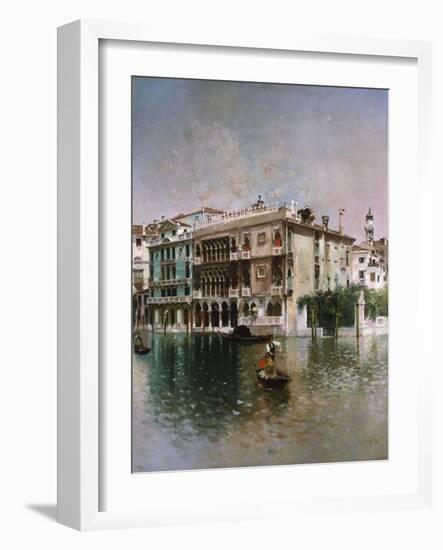 Venice, the Grand Canal, 1890-Robert Blum-Framed Giclee Print