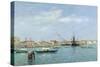 Venice, the Grand Canal, Austrian Steamship, 1895 (Oil on Canvas)-Eugene Louis Boudin-Stretched Canvas