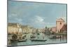 Venice: The Grand Canal facing Santa Croce. Perhaps 1740s-Bernardo Bellotto-Mounted Giclee Print