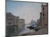 Venice, the Grand Canal, September 1892 (Oil on Canvas)-Emmanuel Lansyer-Mounted Giclee Print