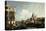 Venice, the Grand Canal: the Salute and Dogana from the Campo Sta Maria Zobenigo-Canaletto-Stretched Canvas