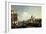 Venice, the Grand Canal: the Salute and Dogana from the Campo Sta Maria Zobenigo-Canaletto-Framed Premium Giclee Print