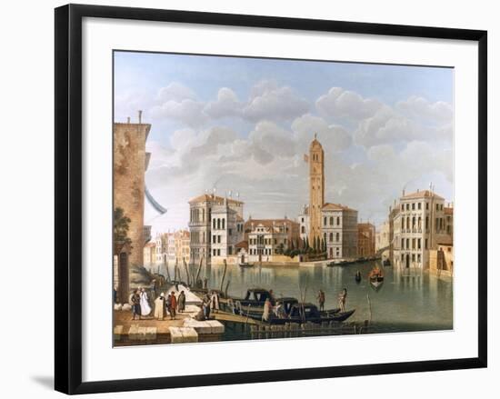 Venice, the Grand Canal-William James-Framed Art Print