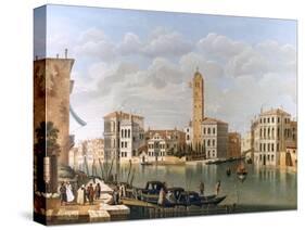 Venice, the Grand Canal-William James-Stretched Canvas