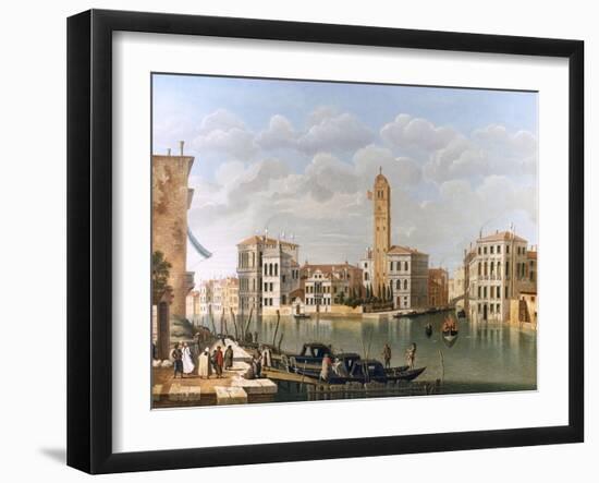 Venice, the Grand Canal-William James-Framed Art Print