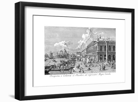 Venice: The Molo, 1735-Antonio Visentini-Framed Giclee Print