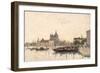 Venice, the Molo, 1895 (Oil on Canvas)-Eugene Louis Boudin-Framed Giclee Print