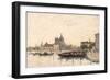 Venice, the Molo, 1895 (Oil on Canvas)-Eugene Louis Boudin-Framed Giclee Print